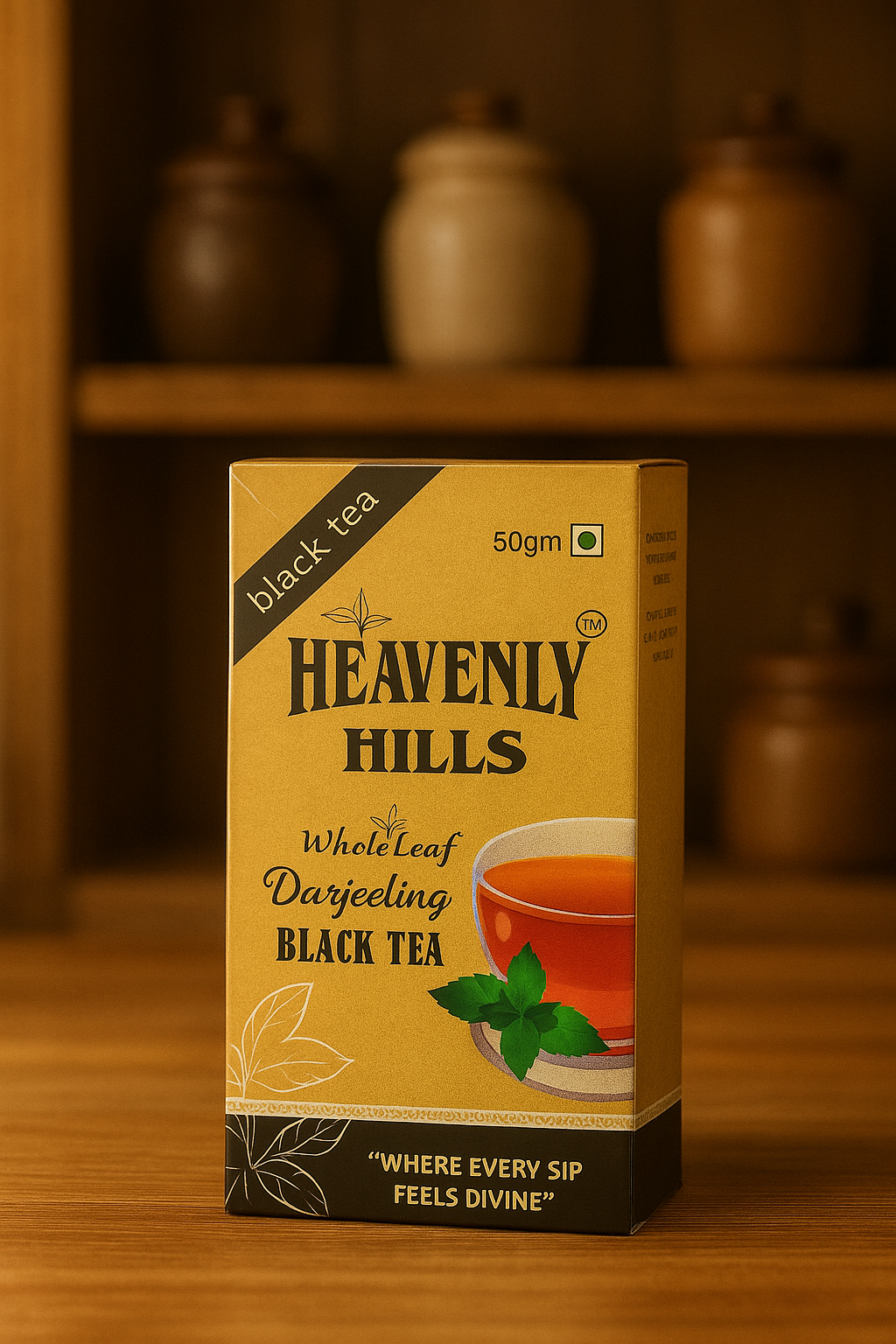 Heavenly Hills Handmade Whole Leaf Black Tea – 50g | 100g | 250g | 500g